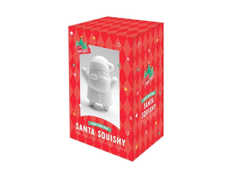 Bulk Buy Colour Your Own Christmas Large Squishy