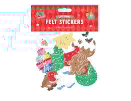Wholesale Christmas Felt Stickers 80pk Bulk Buy Christmas Felt Stickers 80pk