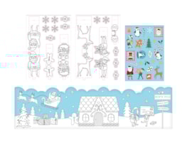 Wholesale Christmas Colour Your Own Play Scene Bulk Buy Christmas Colour Your Own Play Scene
