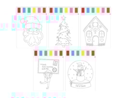 Wholesale Christmas Water Colouring Painting Set