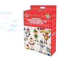 Bulk Buy Make Your Own Dangly Leg Christmas Decoration 5pk