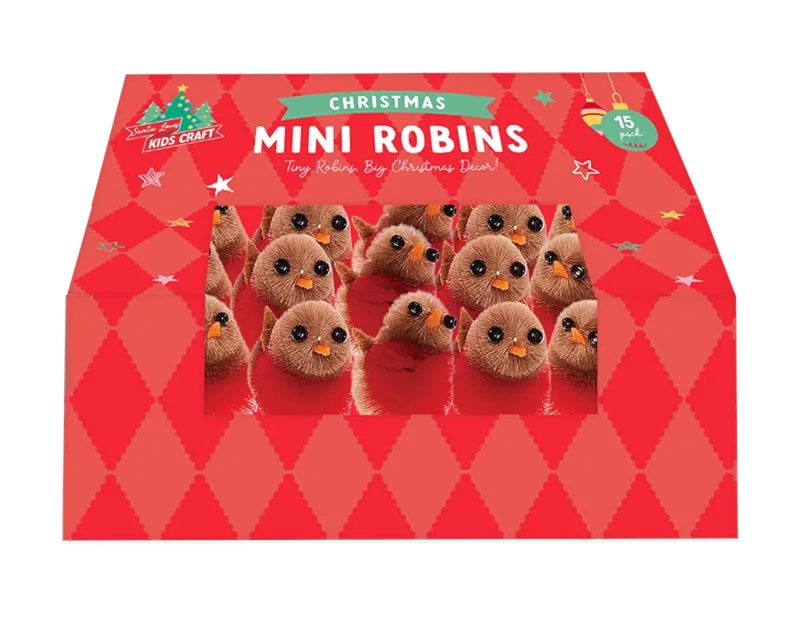 Wholesale Christmas Robins 15pk CDU Wholesale Christmas Robins 15pk CDU