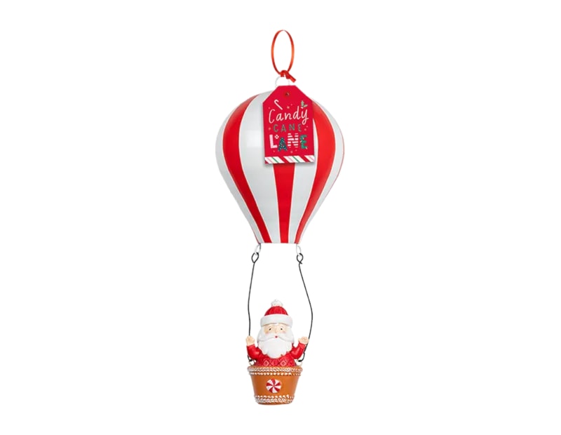 Wholesale Hot Air Balloon Santa Hanging Decoration