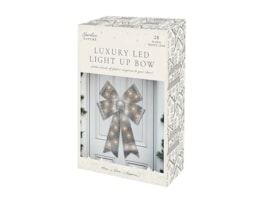 Wholesale Luxury Silver Light Up Bow Wholesale Luxury Silver Light Up Bow