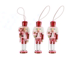 Wholesale Nutcracker Baubles 3pk