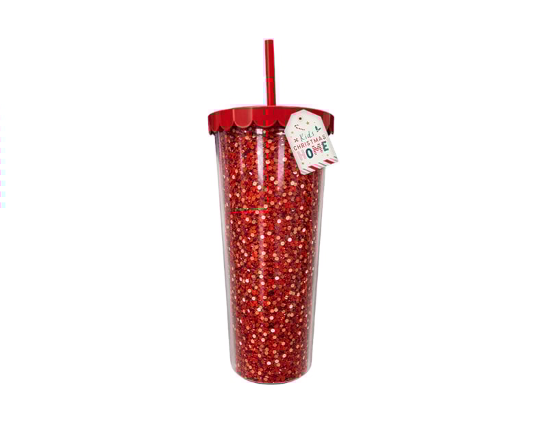 Wholesale Glitter Filled Tumbler 700ml