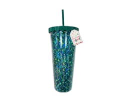 Wholesale Glitter Filled Tumbler 700ml