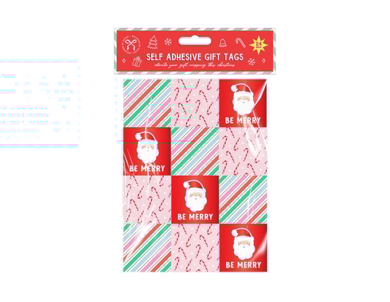 Wholesale Self Adhesive Gift Tags 24pk