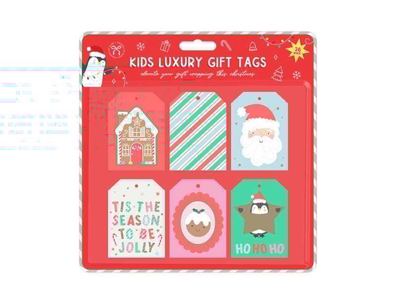 Bulk Buy Luxury Gift Tags 36pk