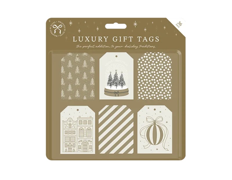 Wholesale Luxury Gift Tags 36pk Wholesale Luxury Gift Tags 36pk