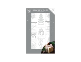 Wholesale Christmas Sticker Tags 100pk Wholesale Christmas Sticker Tags 100pk