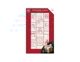 Wholesale Christmas Sticker Tags 100pk