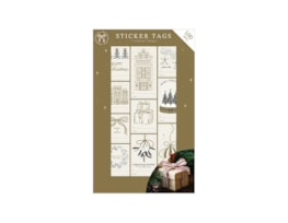 Wholesale Christmas Sticker Tags 100pk