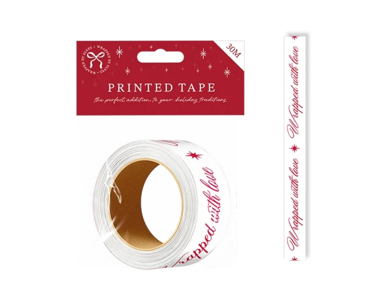 Wholesale Christmas Printed Tape 30m Wholesale Christmas Printed Tape 30m