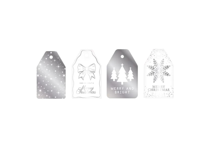 Wholesale Luxury Silver Gift Tags 20pk Wholesale Luxury Silver Gift Tags 20pk