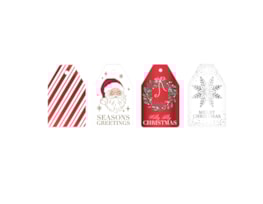 Wholesale Luxury Red Gift Tags 20pk Bulk Buy Luxury Red Gift Tags 20pk