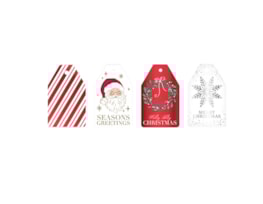 Wholesale Luxury Red Gift Tags 20pk Wholesale Luxury Red Gift Tags 20pk