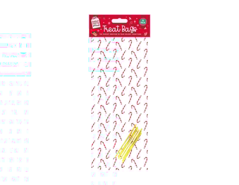 Wholesale Christmas Treat Bags 20pk Wholesale Christmas Treat Bags 20pk