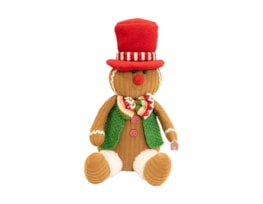 Wholesale Gingerbread Sitting Decoration 33cm Wholesale Gingerbread Sitting Decoration 33cm