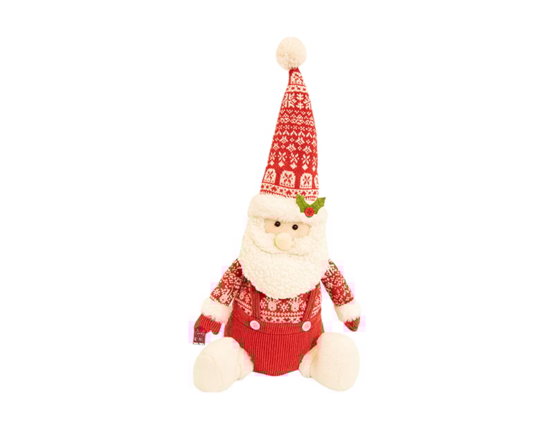 Wholesale Plush Christmas Santa Sitting Decoration