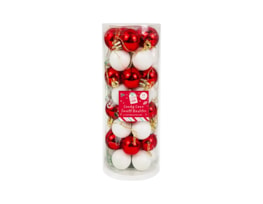 Wholesale Candy Cane Small Baubles 40pk