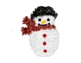 Wholesale Christmas Tinsel Wall Plaques | Bulk Buy Christmas Decorations Wholesale tinsel