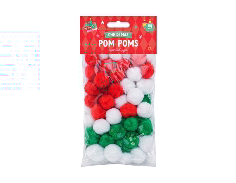 Wholesale Christmas Craft Pom Poms