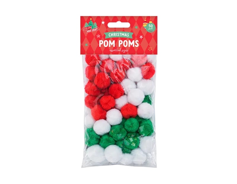 Wholesale Christmas Craft Pom Poms