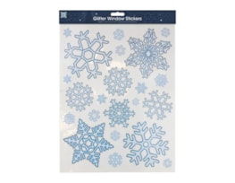 Wholesale Glitter Snowflake Window Stickers | Bulk Buy Christmas Decorations Wholesale Glitter Snowflake Window Stickers | Bulk Buy Christmas Decorations