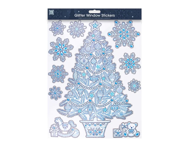 Wholesale Christmas Glitter Window Stickers | Bulk Buy Christmas Decorations Wholesale Christmas Glitter Window Stickers | Bulk Buy Christmas Decorations