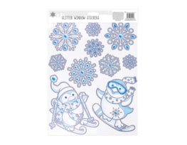 Wholesale Christmas Glitter Window Stickers | Bulk Buy Christmas Decorations Bulk Buy Christmas window decorations