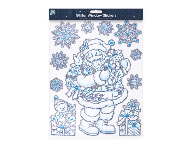 Wholesale Christmas Glitter Window Stickers | Bulk Buy Christmas Decorations Wholesale Christmas Glitter Window Stickers | Bulk Buy Christmas Decorations
