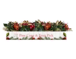 Wholesale Christmas Pine Cone & Fruit Pick | Bulk Buy Christmas Flowers Wholesale Christmas Pine Cone & Fruit Pick | Bulk Buy Christmas Flowers