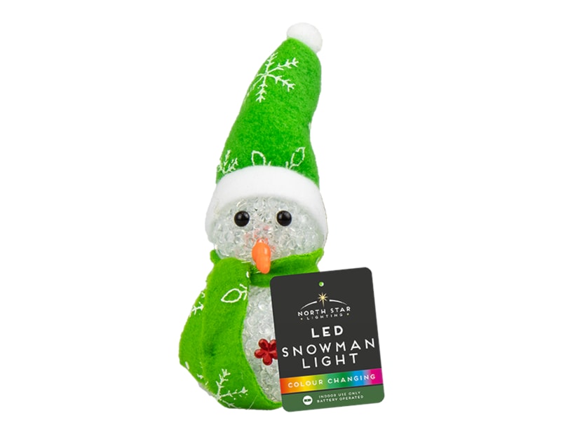 Wholesale Colour Changing Snowmen | Bulk Buy Christmas Ornaments christmas LED ornament wholesale uk