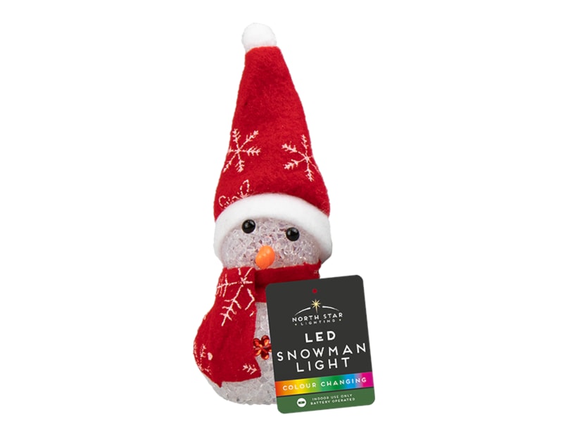 Wholesale Colour Changing Snowmen | Bulk Buy Christmas Ornaments Wholesale Christmas Decorations