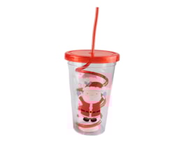 Wholesale Christmas Cup & Twist Straw | Bulk Buy Christmas Homeware Wholesale Christmas Cup & Twist Straw | Bulk Buy Christmas Homeware