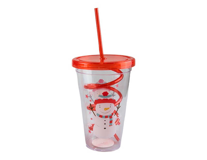 Wholesale Christmas Cup & Twist Straw | Bulk Buy Christmas Homeware Wholesale Christmas Cup & Twist Straw | Bulk Buy Christmas Homeware