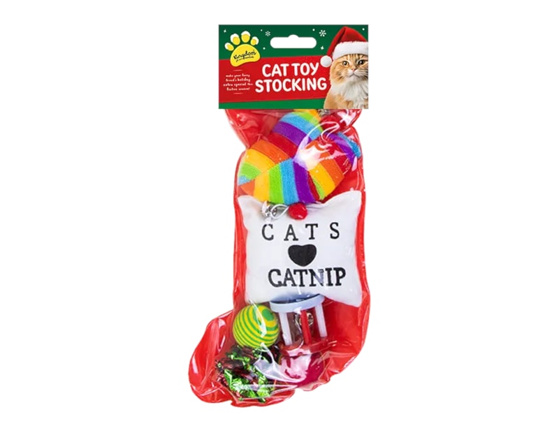 Wholesale Christmas Cat Toy Stockings