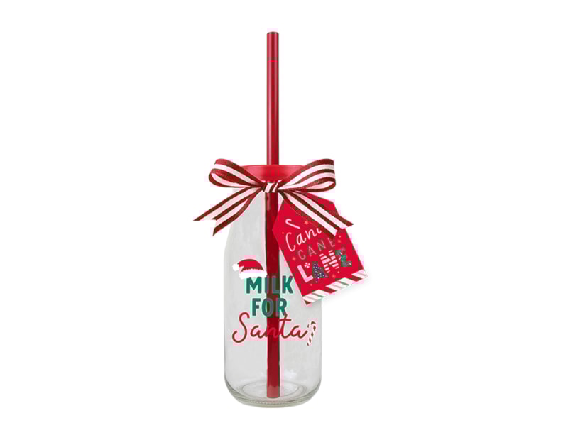 Wholesale Christmas Glass Milk Bottles | Bulk Buy Christmas Homeware Wholesale Christmas Glass Milk Bottles | Bulk Buy Christmas Homeware