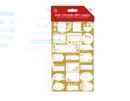 Wholesale Foiled Christmas Gift Labels