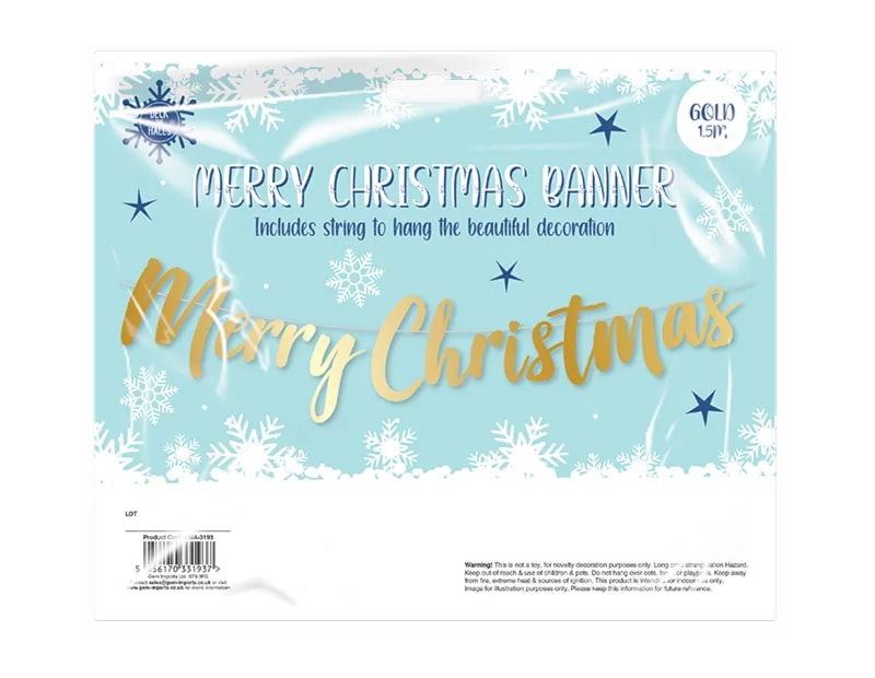 Wholesale Merry Christmas Banners | Bulk Buy Christmas Party Supplies