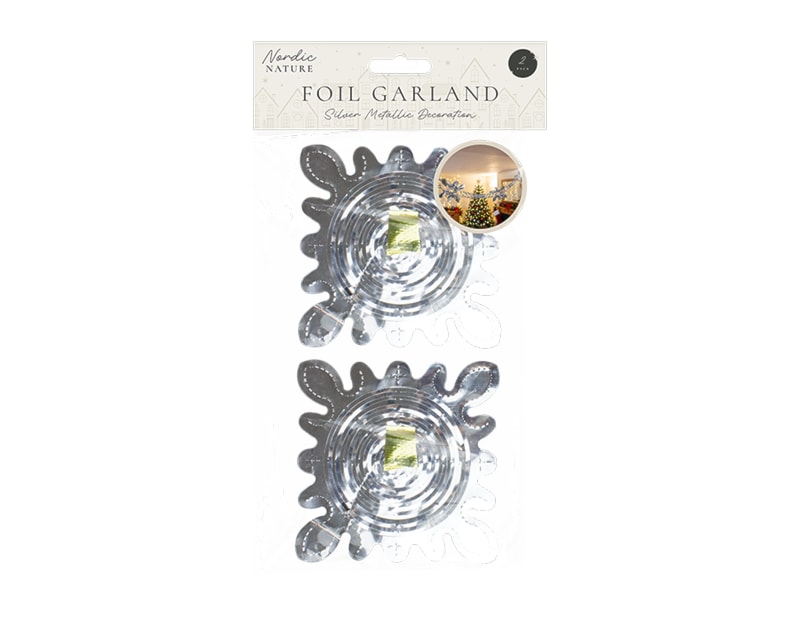 Wholesale Silver Foil Garlands | Gem Import Ltd