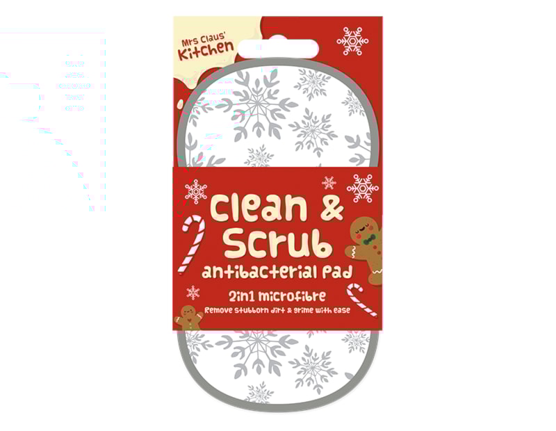 Wholesale Christmas 2 in 1 Scrubbing Pad | Bulk Buy Christmas Kitchenware Wholesale christmas kitchenware suppliers