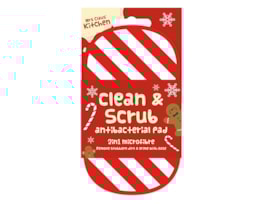 Wholesale Christmas 2 in 1 Scrubbing Pad | Bulk Buy Christmas Kitchenware Wholesale Christmas Kitchenware