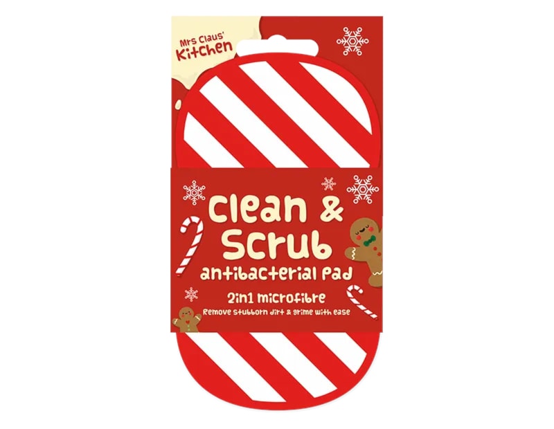 Wholesale Christmas 2 in 1 Scrubbing Pad | Bulk Buy Christmas Kitchenware Wholesale Christmas 2 in 1 Scrubbing Pad | Bulk Buy Christmas Kitchenware