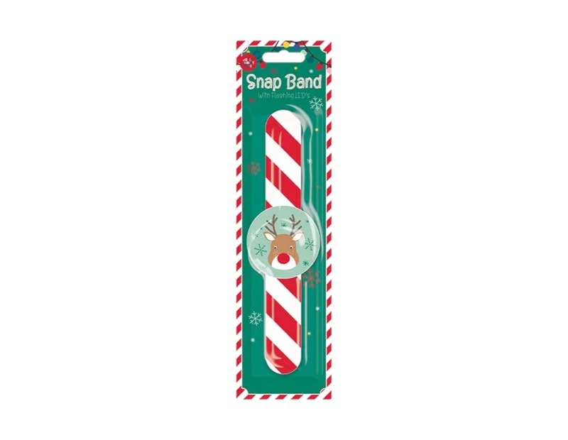 Wholesale Christmas Flashing Led Snap Band | Bulk Buy Christmas Novelties