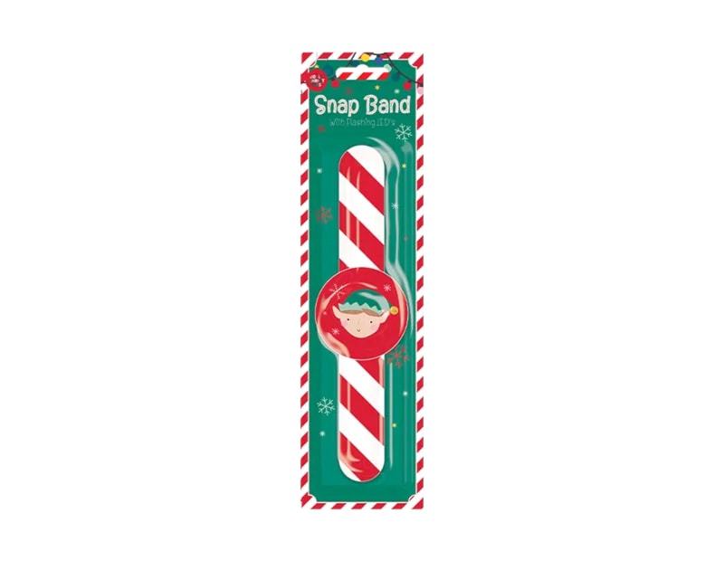 Wholesale Christmas Flashing Led Snap Band | Bulk Buy Christmas Novelties