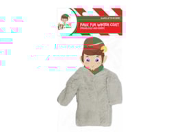Wholesale Christmas Elf Faux Fur Winter Coat
