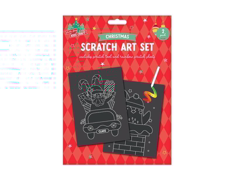 Wholesale Christmas Scratch Art Set
