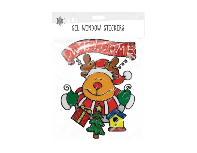 Wholesale Xmas Figures Window Stickers | Bulk Buy Christmas Decorations